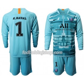 Paris Saint-Germain Målmands Fodboldsæt K NAVAS 1 Børn III 2019-20 L/S (+ Korte bukser)